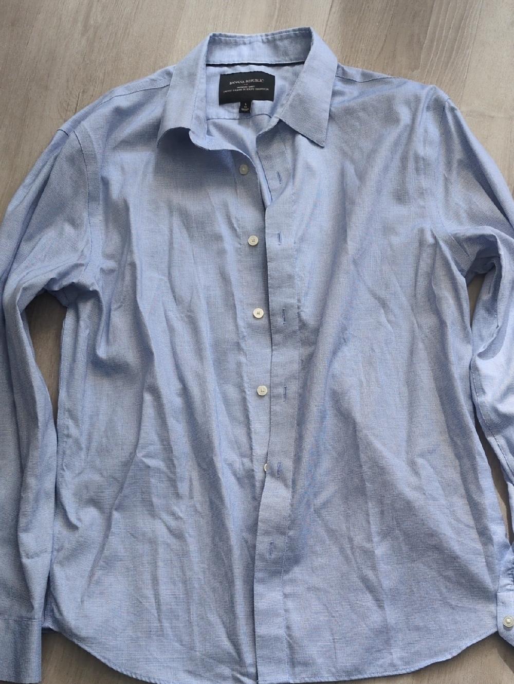 Banana Republic Men's Pale Blue Dress Shirt